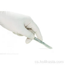 Lékařské rukavice latexové sterilizace